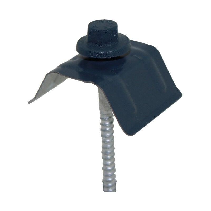 foto del prodotto kit di fissaggio per vassoio in acciaio 1045 viti l 100 x diam 6 mm blu ardesia 5008