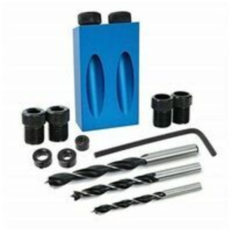 foto del prodotto kit di foratura per fori tascabili guida per foratura obliqua a 15 kit di foratura per fori tascabili set di guide per foratura obliqua per