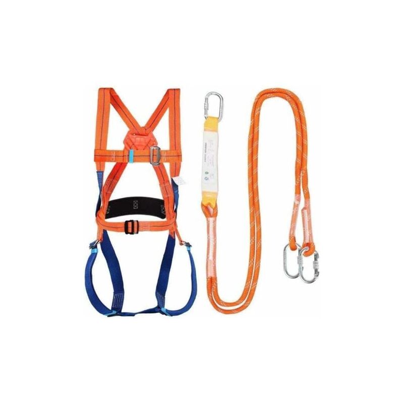 foto del prodotto kit di imbracatura di sicurezza anticaduta, imbracatura di sicurezza anticaduta, protezione anticaduta per lavori ad alta quota, kit di protezione
