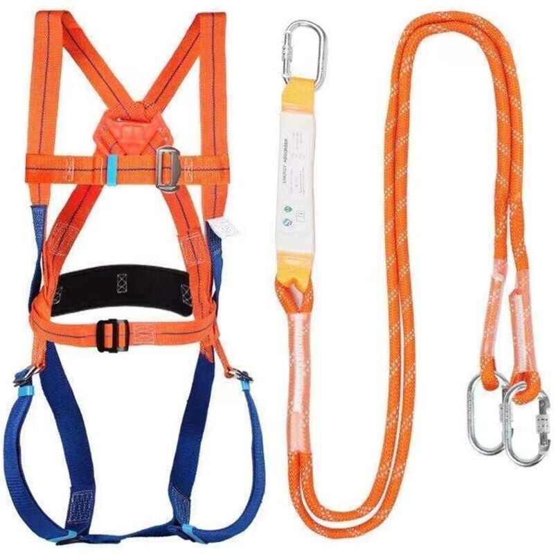 foto del prodotto kit di imbracatura di sicurezza anticaduta ymyny, imbracatura di sicurezza anticaduta, protezione anticaduta per lavori ad alta quota, kit di