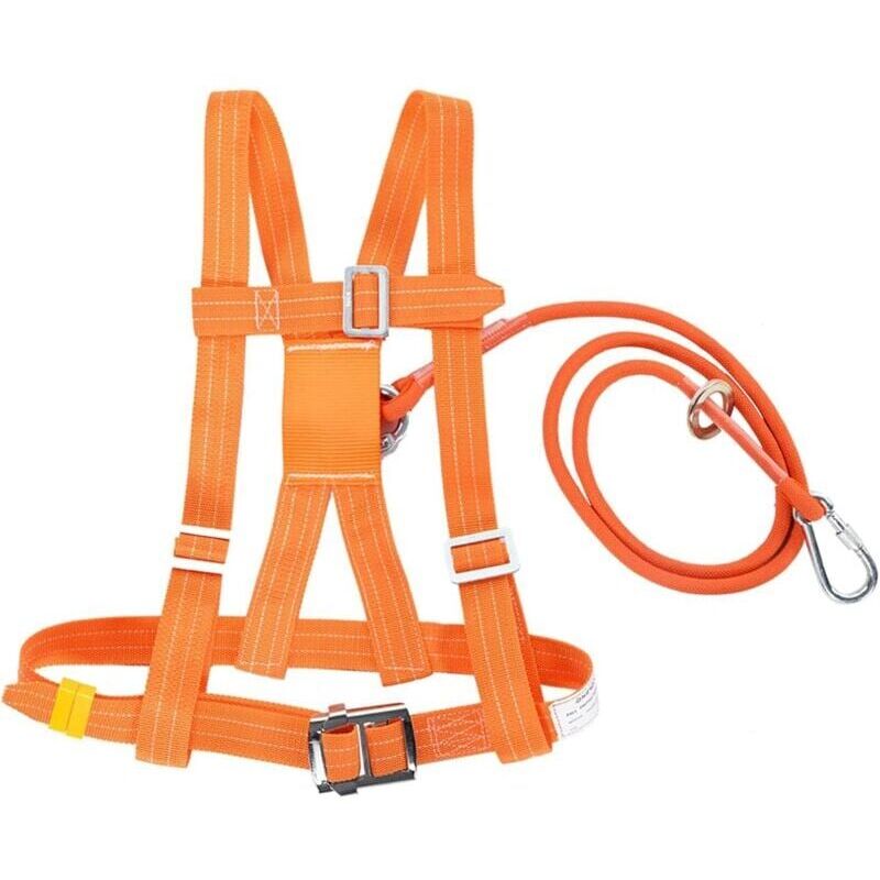 foto del prodotto kit di imbracature di sicurezza, imbracature anticaduta di sicurezza, 6 tipi di imbracature regolabili in altezza per cintura, cintura di sicurezza,