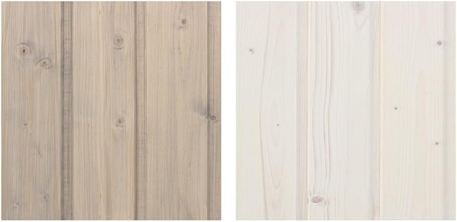 foto del prodotto kit di impregnanti per legno - 5 litri di colore bianco+ 5 litri di impregnante di colore grigio
