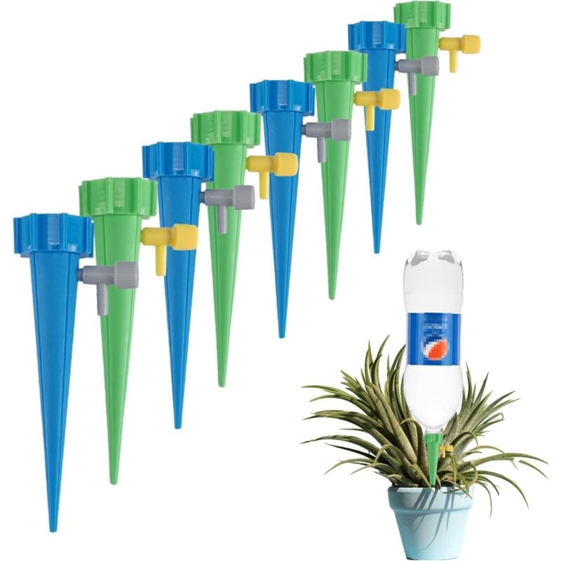 foto del prodotto kit di irrigazione a goccia da 24 pezzi per giardino interno ed esterno