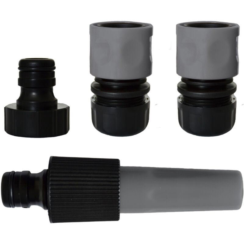 foto del prodotto kit di irrigazione con raccordi da 19 mm e attacco per rubinetto 26x34