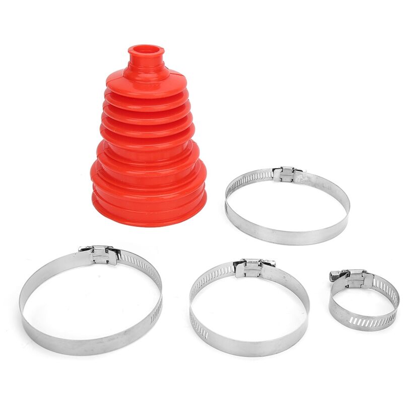 foto del prodotto kit di morsetti rotondi a velocit costante con testa sferica universale in silicone per assale cv, copertura antipolvererosso eosnow
