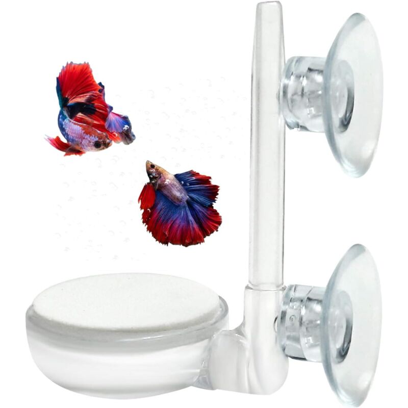 foto del prodotto kit di pietre con bolle nano per acquario, diffusore silenzioso di ossigeno disciolto ad altissimo contenuto con valvola di ritegno, produce bolle