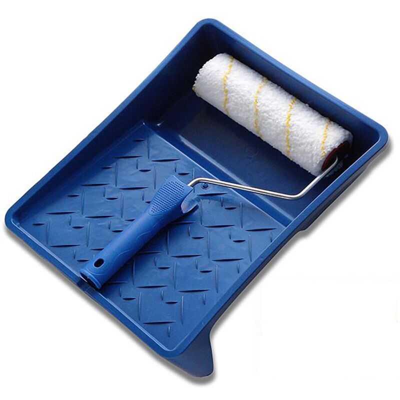 foto del prodotto kit di pittura supertite vassoio anti goccia e rullo multiuso 18 cm