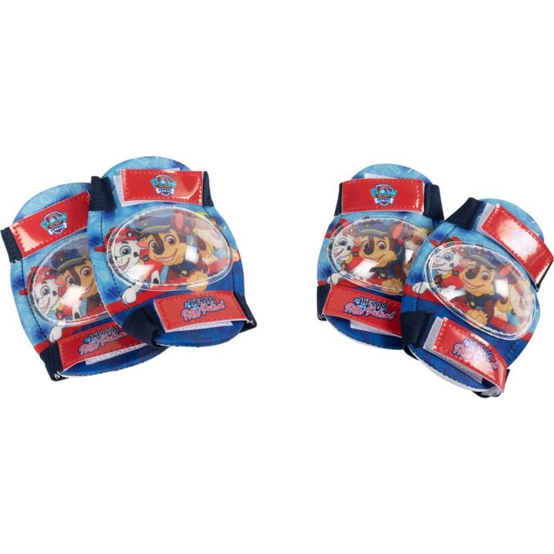 foto del prodotto kit di protezione livello 1 gomitiere e ginocchiere paw patrol boy