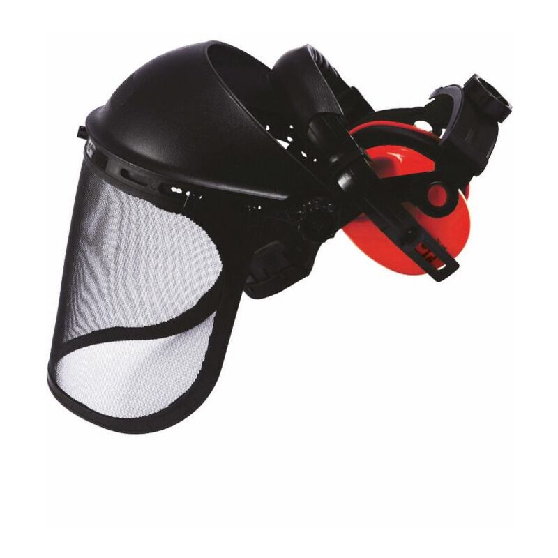 foto del prodotto kit di protezione per il viso con visiera e cuffie 27.6db singer hg925n