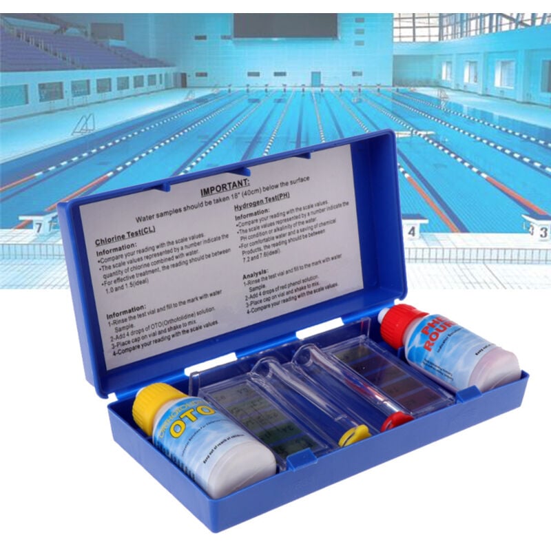 foto del prodotto kit di prova per il test dell'acqua della piscina - bebusingoto