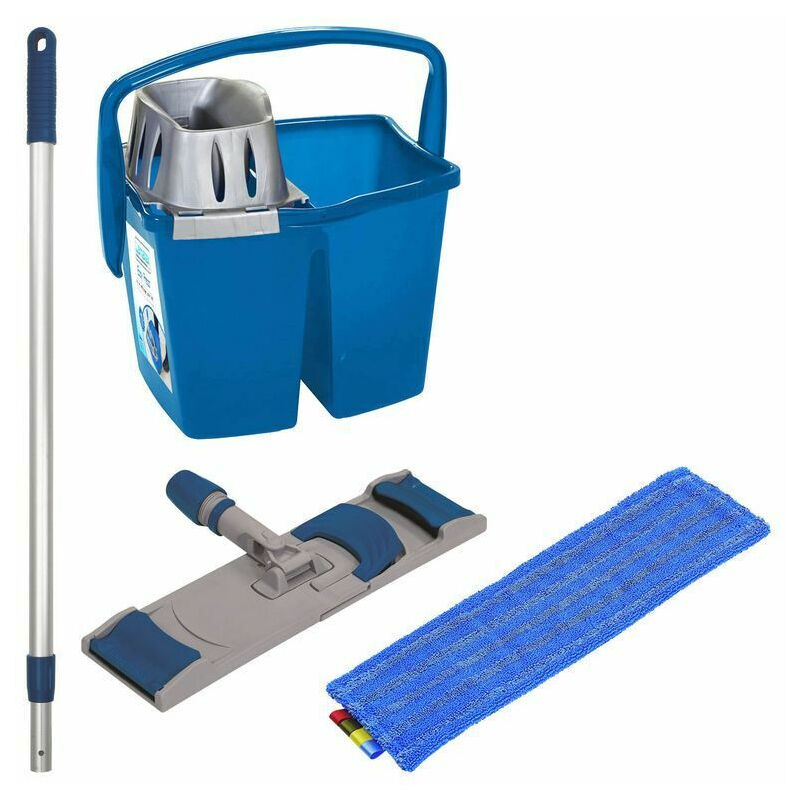 foto del prodotto kit di pulizia completo outifrance kit easy doppio secchio