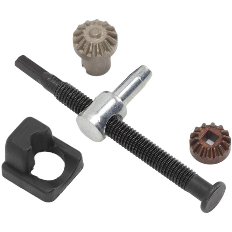 foto del prodotto kit di regolazione del tenditore della barra della catena jeffergarden 2 pezzi kit di montaggio per riparazione del tenditore della motosega in ferro