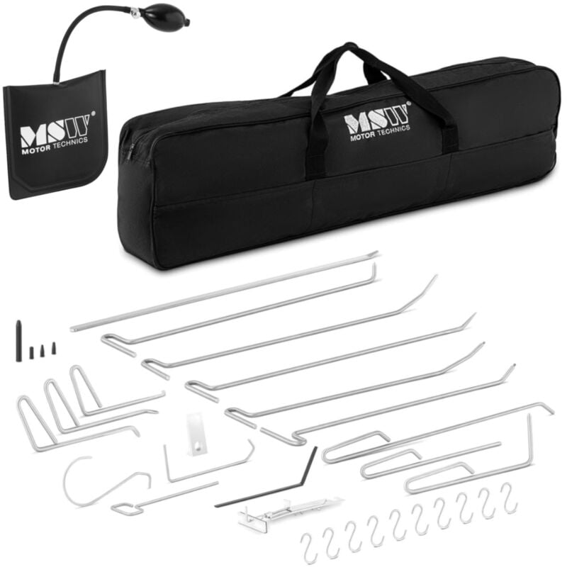 foto del prodotto kit di rimozione ammaccature carrozzeria pdr 15 ganci + accessori