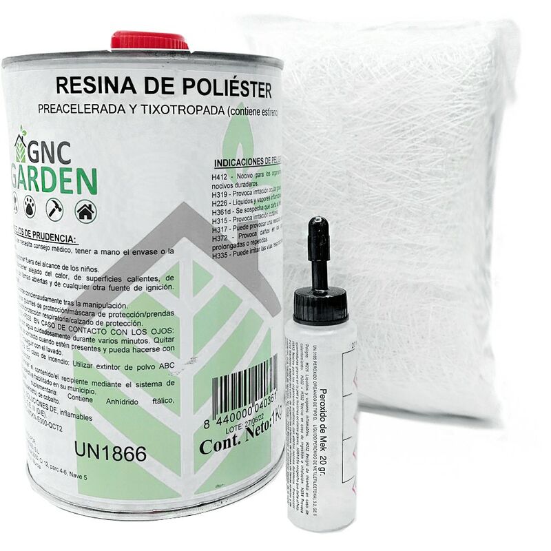 foto del prodotto kit di riparazione 1 kg di resina poliestere 11989634