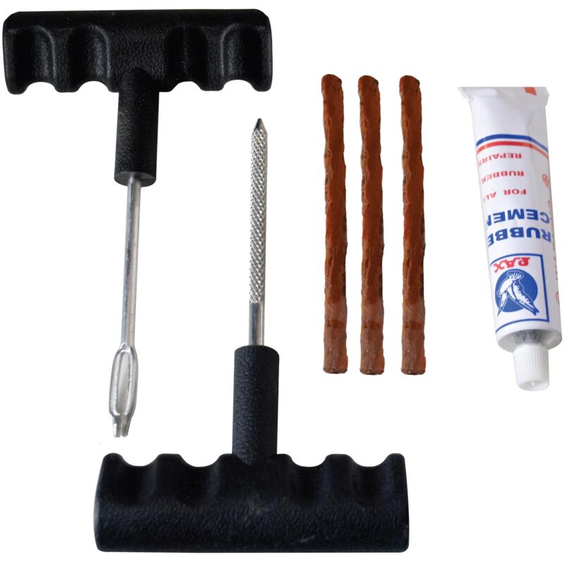 foto del prodotto kit di riparazione 6 pezzi per pneumatici tubeless peraline