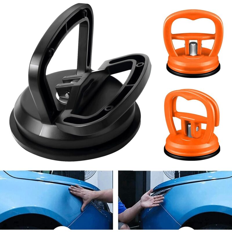foto del prodotto kit di riparazione ammaccature auto, estrattore ammaccature auto da 3 pezzi, ventosa per carrozzeria, kit di riparazione ammaccature auto per auto,