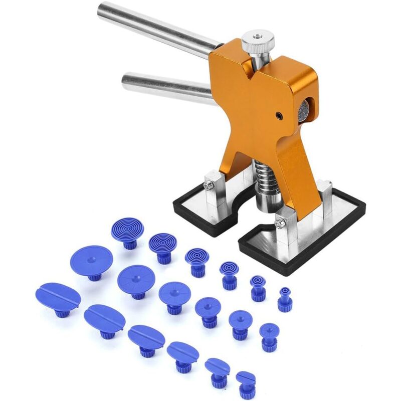 foto del prodotto kit di riparazione ammaccature senza vernice sollevatore ammaccature auto 18 pezzi di linguette adesive
