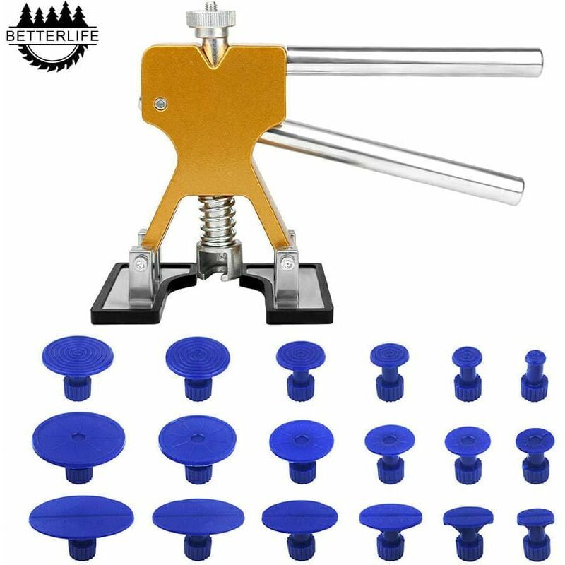 foto del prodotto kit di riparazione ammaccature senza vernice, strumento di rimozione ammaccature carrozzeria con 18 ventose