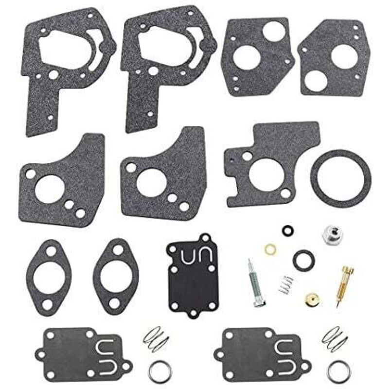 foto del prodotto kit di riparazione carburatore membrane guarnizione per motori briggs stratton da 3 a 5 cv hp 495606 494624 135292 135232 135212 270026 272538
