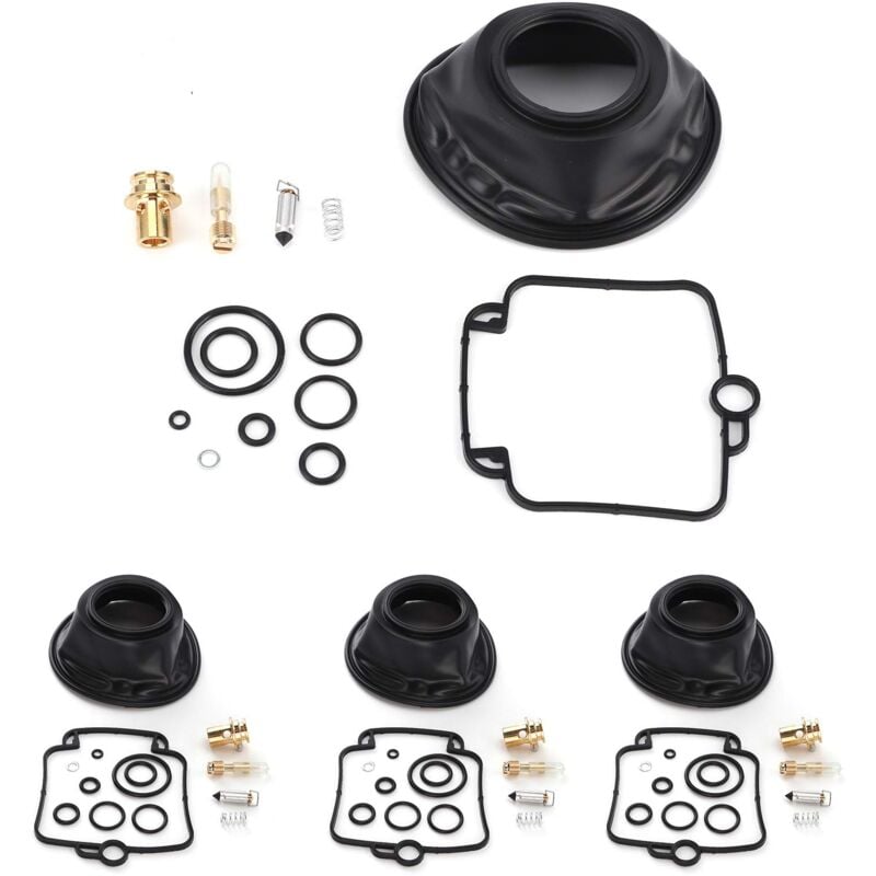 foto del prodotto kit di riparazione carburatore per moto, 4 set, set di riparazione carburatore per moto, strumento di manutenzione carburatore adatto per gsx r