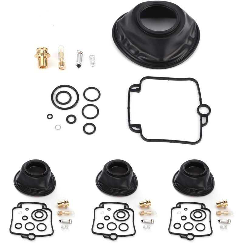 foto del prodotto kit di riparazione carburatore per moto, 4 set, set di riparazione carburatore per moto, strumento di manutenzione carburatore adatto per gsx r