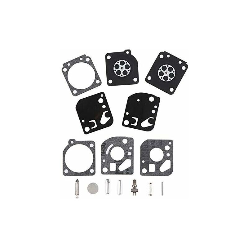 foto del prodotto kit di riparazione carburatore rb 29 da 15 pezzi, guarnizioni a membrana, motosega per zama c1u, homelite ut 20004 ab ut 20024 ab ut 20044 ab, ryobi