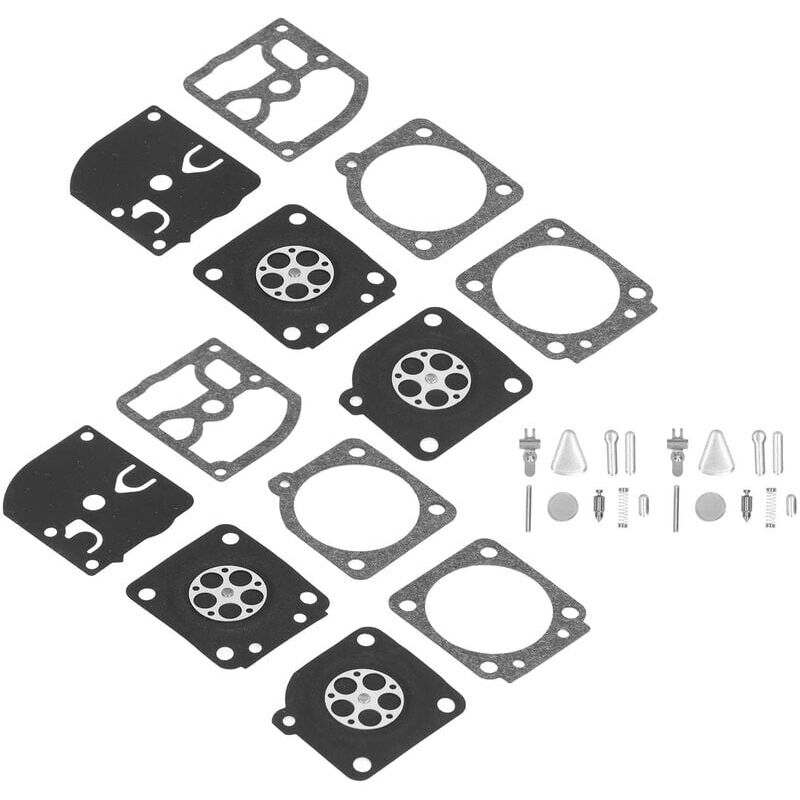 foto del prodotto kit di riparazione e ricostruzione del carburatore jeffergarden, kit di ricostruzione del carburatore resistente ai danni per zama per motosega