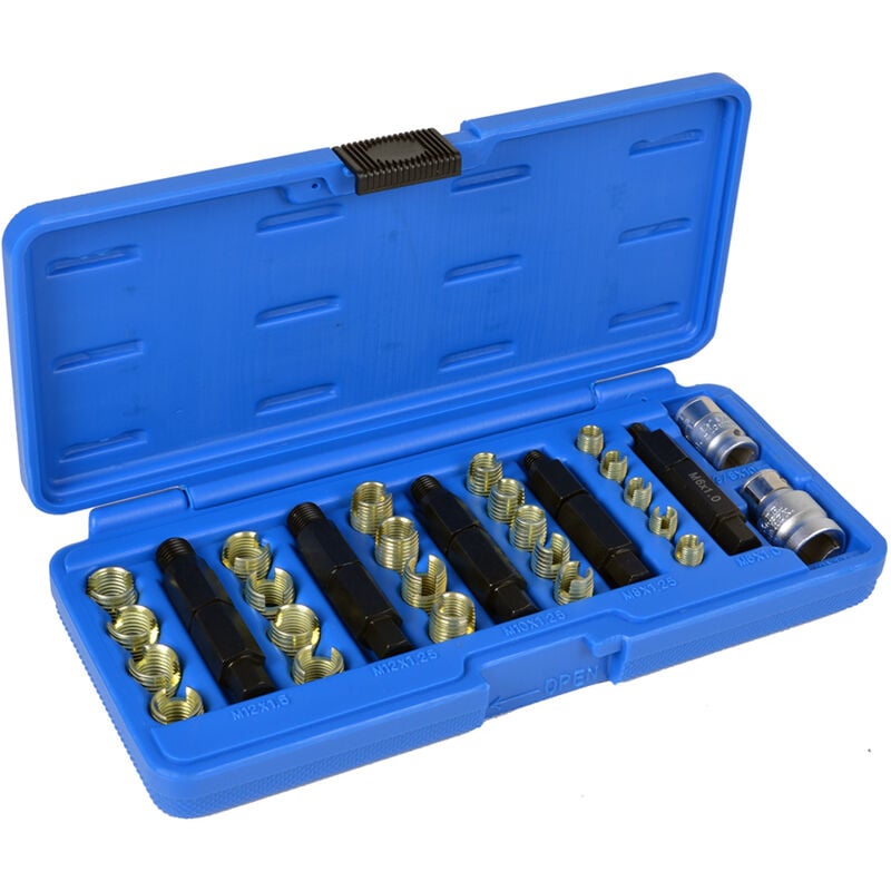 foto del prodotto kit di riparazione filettature candele m6-m12