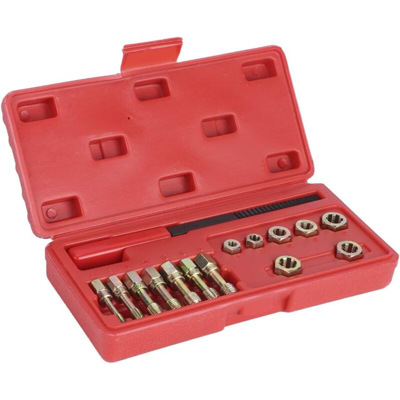 foto del prodotto kit di riparazione filettature ripristino filettature auto universale 7 pezzi