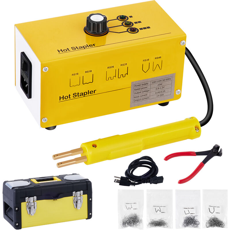 foto del prodotto kit di riparazione in plastica per cucitrice a caldo, 220 v 50 hz 20 w kit saldatrice, 10 libbre saldatrice di plastica per riparare rapidamente le