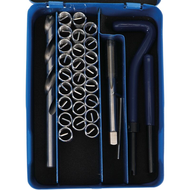 foto del prodotto kit di riparazione per filetti m10 x 1,25 mm 29 pz.