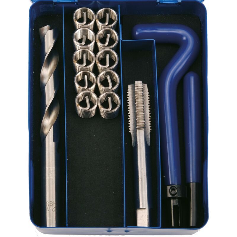 foto del prodotto kit di riparazione per filetti m12 x 1,25 14 pz.
