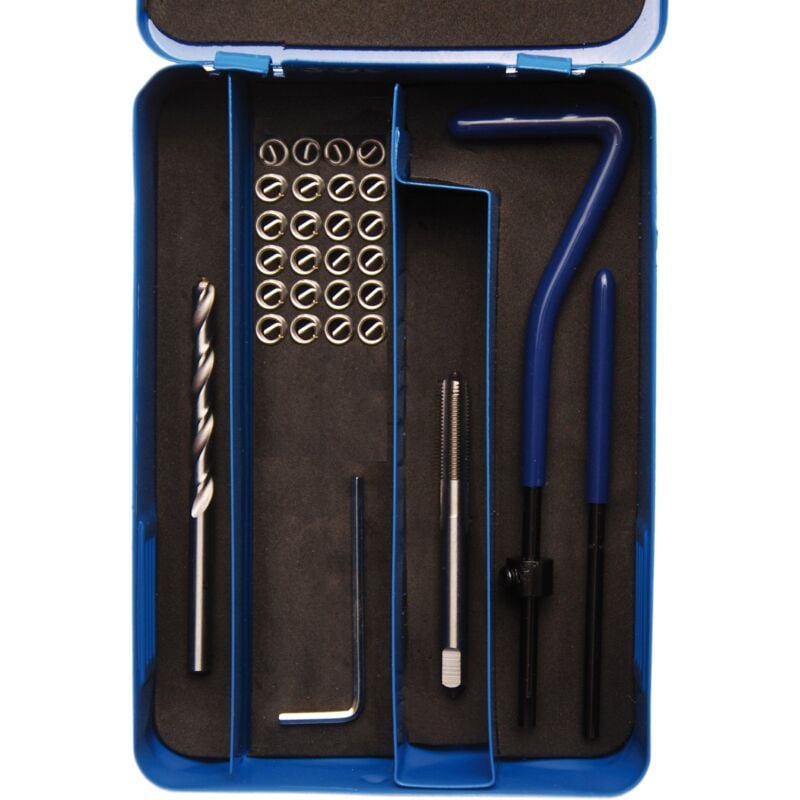 foto del prodotto kit di riparazione per filetti m5 x 0,8 29 pz.