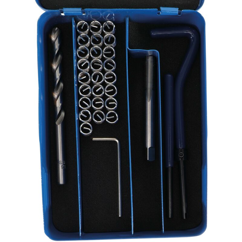 foto del prodotto kit di riparazione per filetti m7 x 1,0 mm 29 pz.