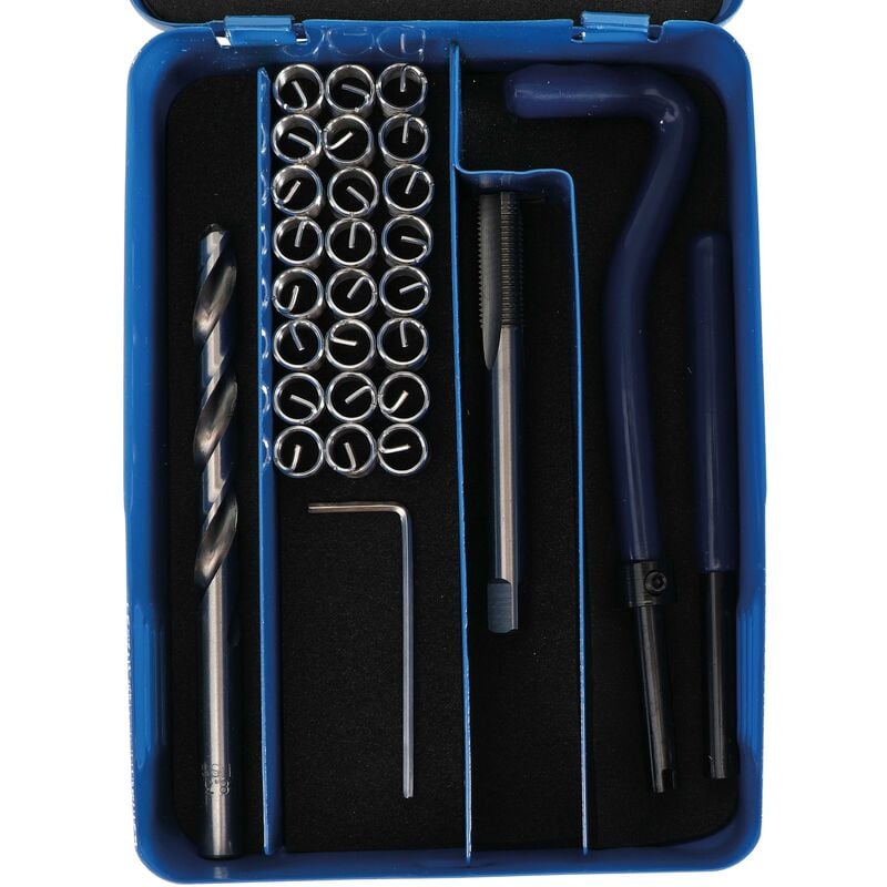 foto del prodotto kit di riparazione per filetti m8 x 1,0 mm 29 pz.