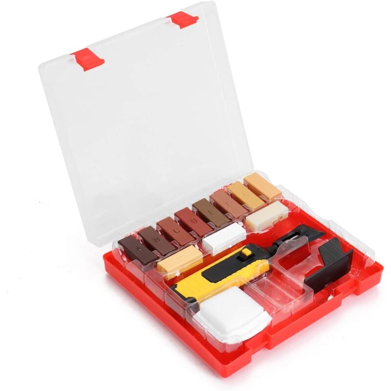 foto del prodotto kit di riparazione per laminato, set di strumenti per la riparazione di graffi, kit di strumenti per piastrelle, pietra, ceramica