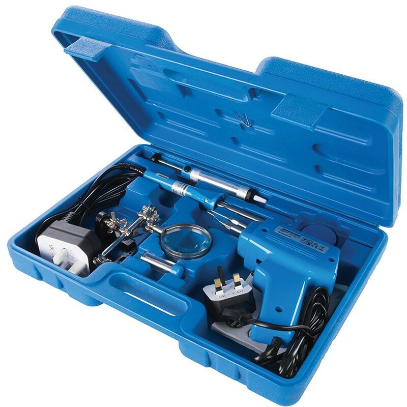 foto del prodotto kit di saldatura elettrica 9 p.zi 100 w 30 w