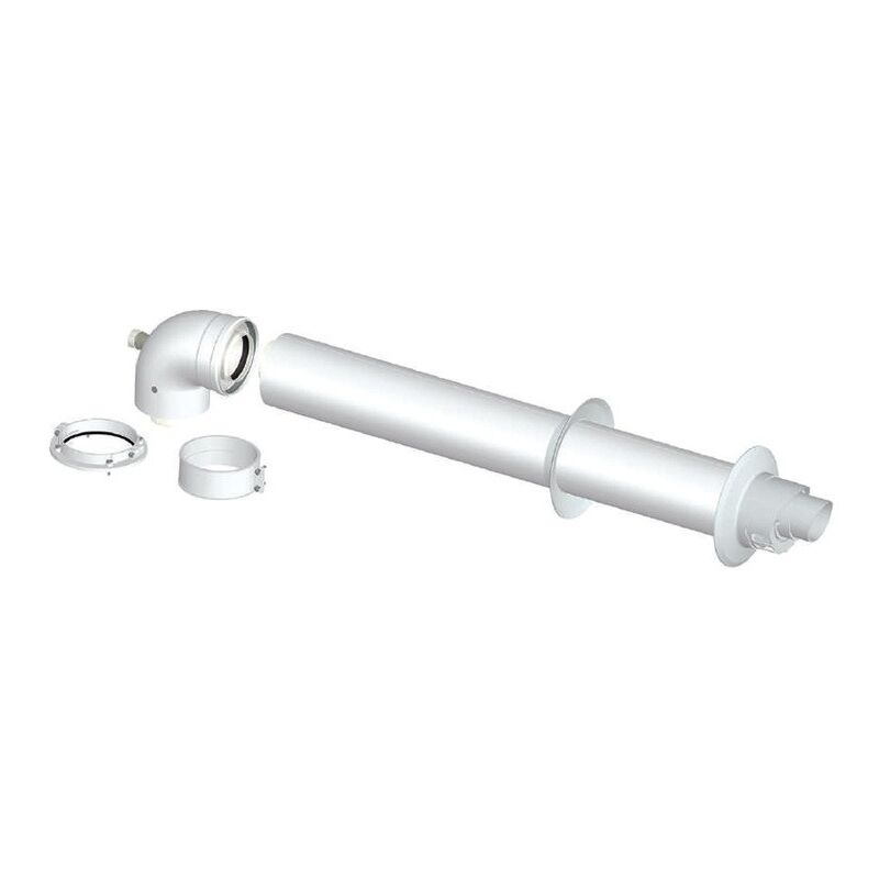 foto del prodotto kit di scarico coassiale d. 60 100 compatibile junkers bosch