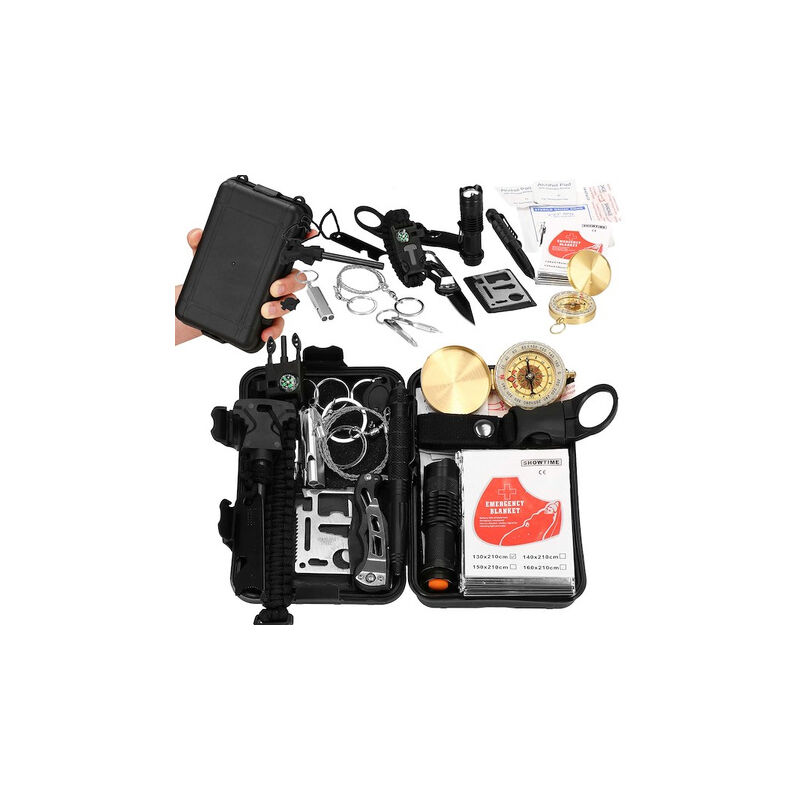 foto del prodotto kit di sopravvivenza 19 in 1 con carta multiuso