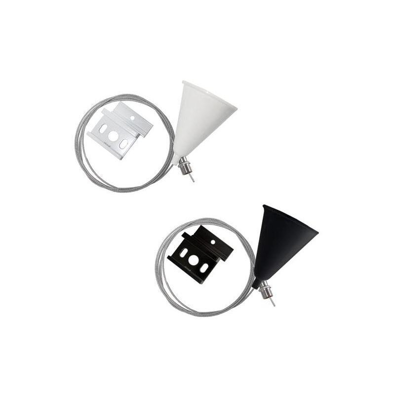 foto del prodotto kit di sospensione binario trifase bianco