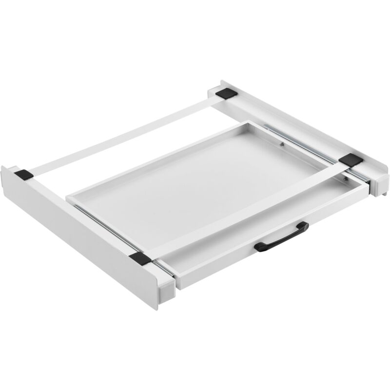 foto del prodotto kit di sovrapposizione con ripiano scorrevole per lavatrice asciugatrice standard bianco
