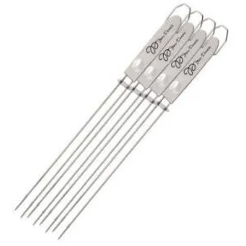 foto del prodotto kit di spiedini doppi in acciaio inossidabile