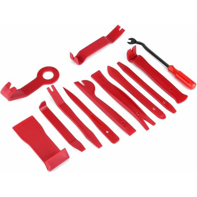 foto del prodotto kit di strumenti per la rimozione della plastica per auto da 12 pezzi, installazione di riparazione degli interni dell auto per il pannello della