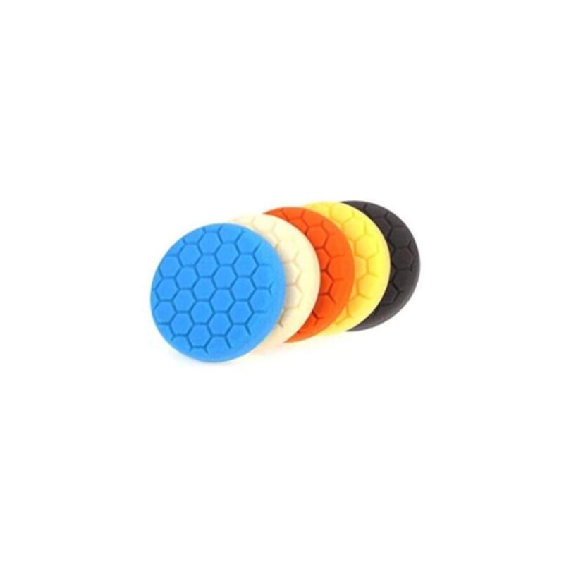 foto del prodotto kit di tamponi per lucidatura da 6 pollici e 150 mm per lucidatrice auto, confezione da 5 pezzi bebusingoto