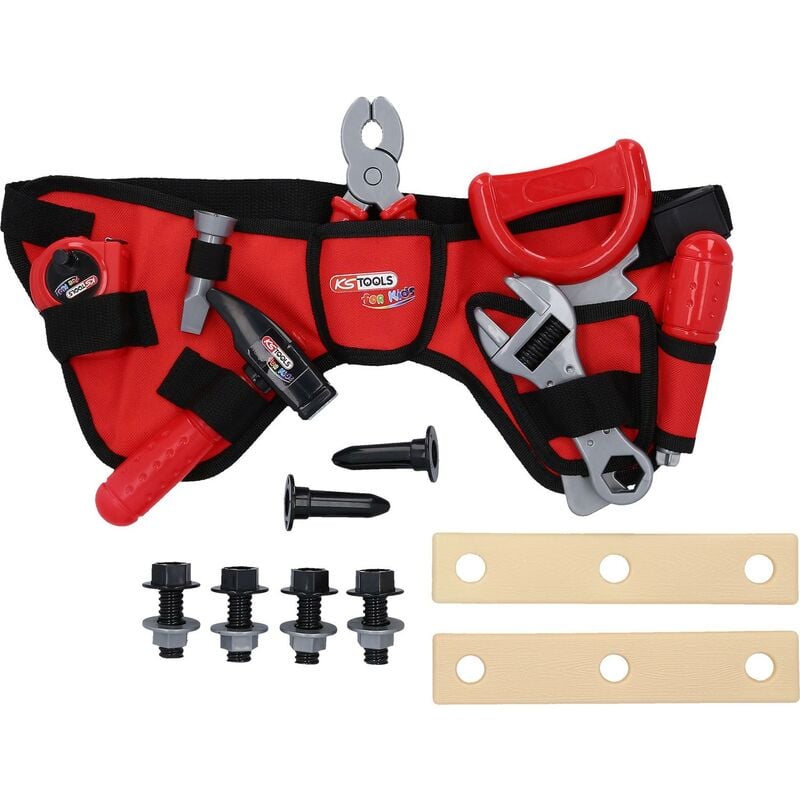 foto del prodotto kit di utensili per bambini con cintura portautensili, 20 pz
