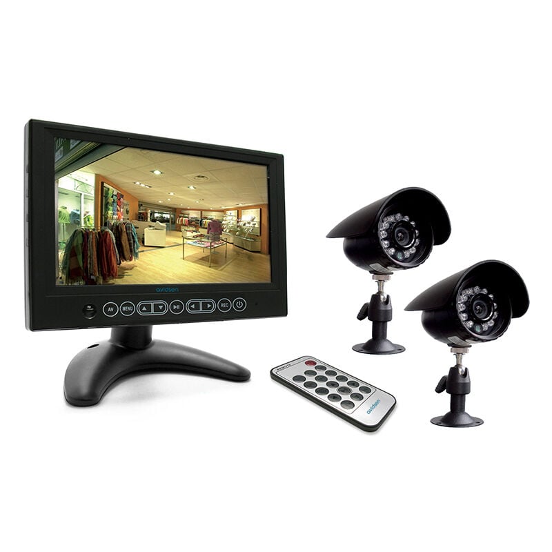 foto del prodotto kit di videosorveglianza filare 2 canali