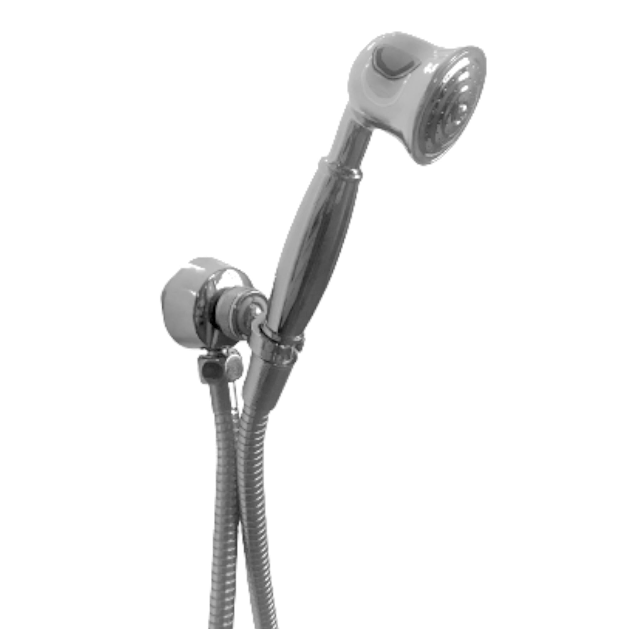 foto del prodotto kit doccia con supporto e presa acqua vintage completo