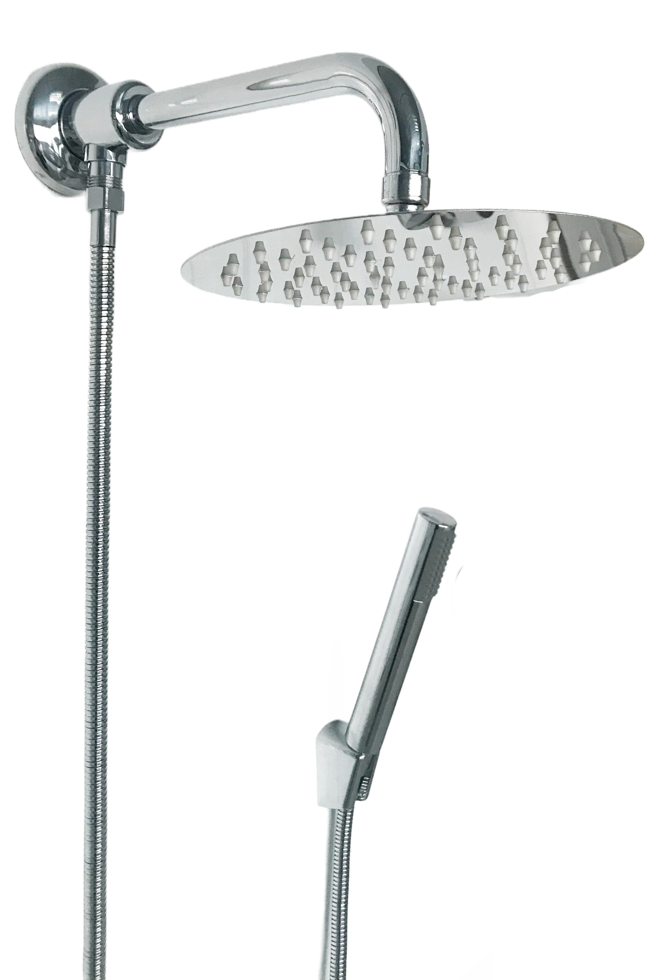 foto del prodotto kit doccia deviatore con doccetta,soffione metallo diametro 20