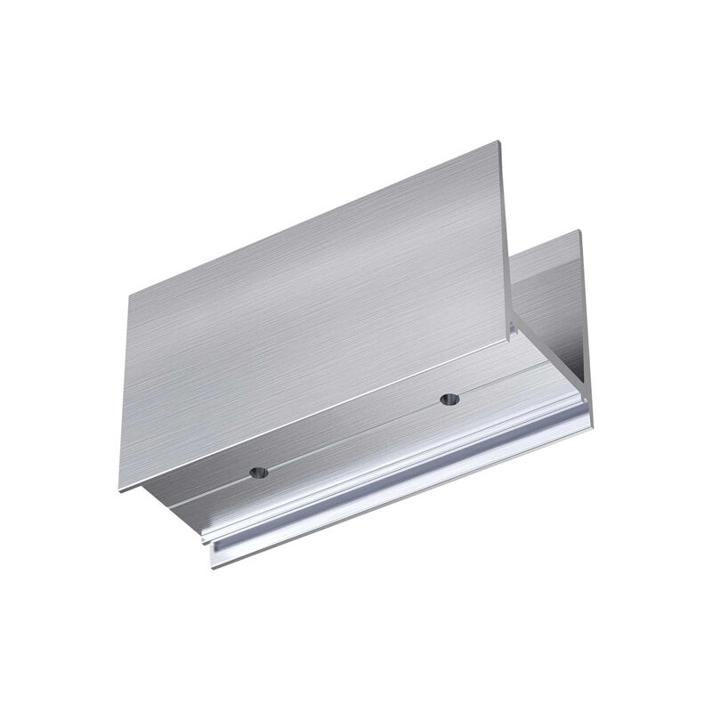 foto del prodotto kit dritto continuo steel alluminio cromo luce