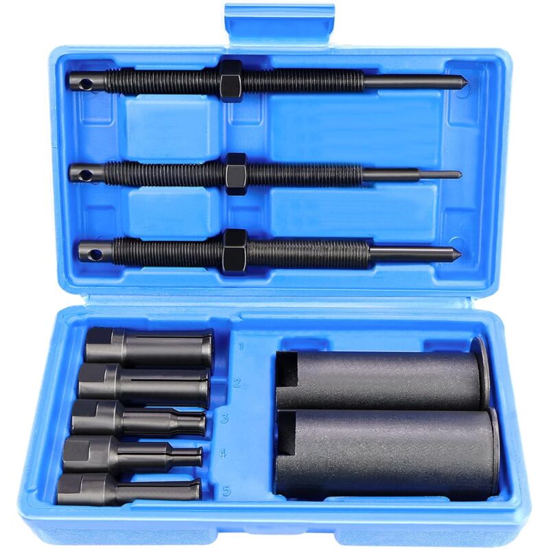 foto del prodotto kit estrattore cuscinetti interni per motociclette, estrattore cuscinetti interni da 9 23 mm, estrattore cuscinetti ruota per motociclette con clip
